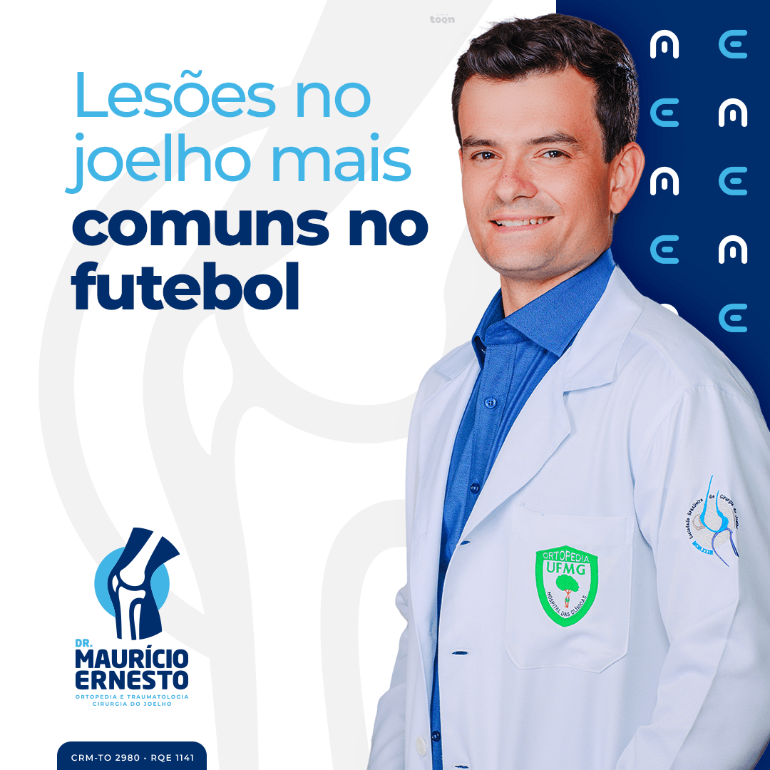 Lesões no joelho mais comuns no futebol