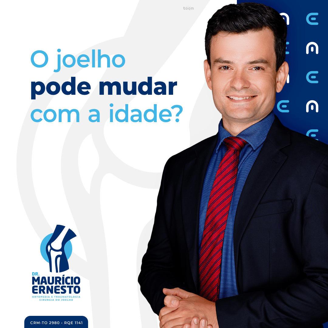 O joelho pode mudar com a idade?